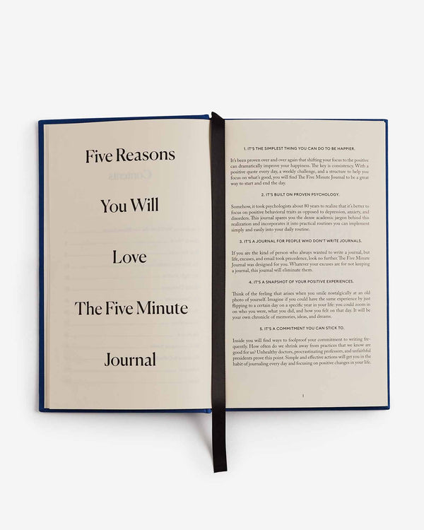 Intelligent Change: The Five Minute Journal - Original Daily Gratitude  Journal 2024 for Happiness, Mindfulness, and Reflection - Daily  Affirmations